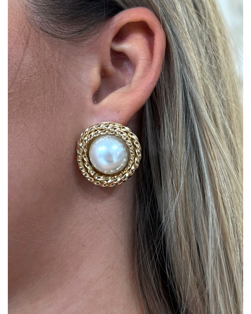 Kolczyki Vintage złote