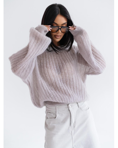 Sweter moherowy mgiełka By o la la...! fango