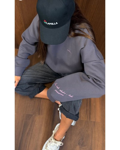 Bluza sentencja La Milla szara
