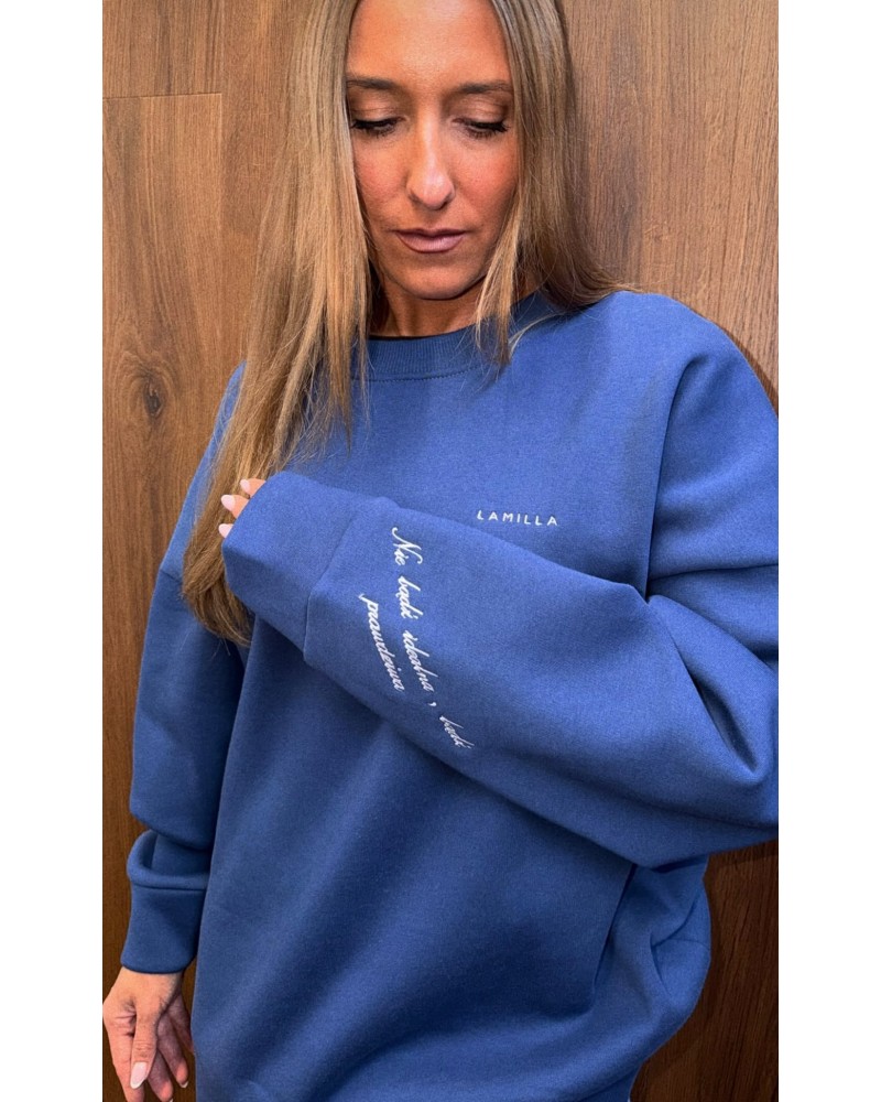 Bluza sentencja La Milla granatowa