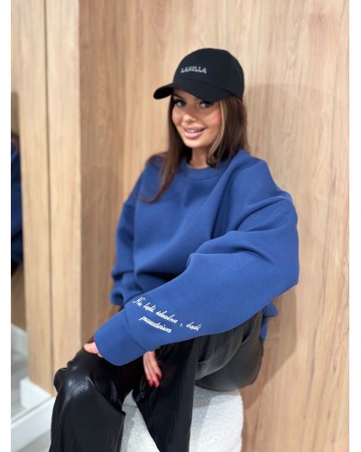 Bluza sentencja La Milla granatowa