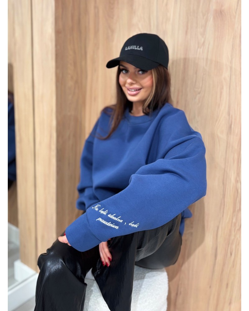 Bluza sentencja La Milla granatowa