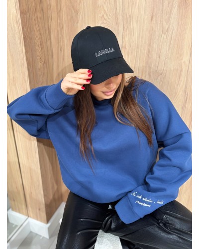 Bluza sentencja La Milla granatowa