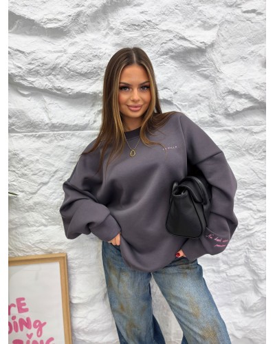 Bluza sentencja La Milla szara