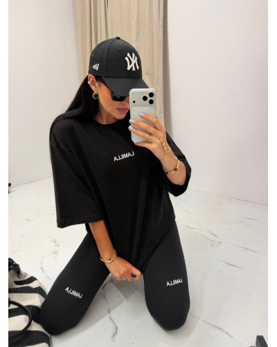 Bluzka La Milla oversize czarny