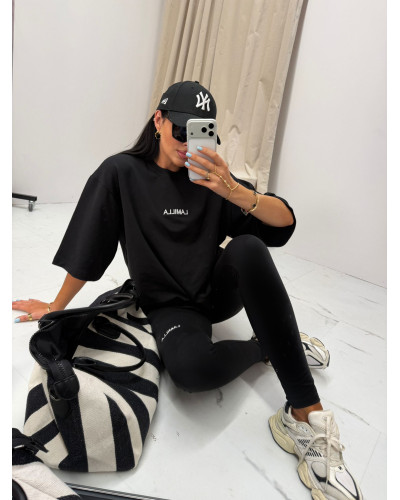 Bluzka La Milla oversize czarny