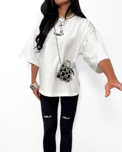 Bluzka La Milla oversize biała