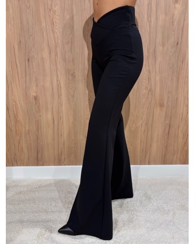 Legginsy dzwony La Milla czarne