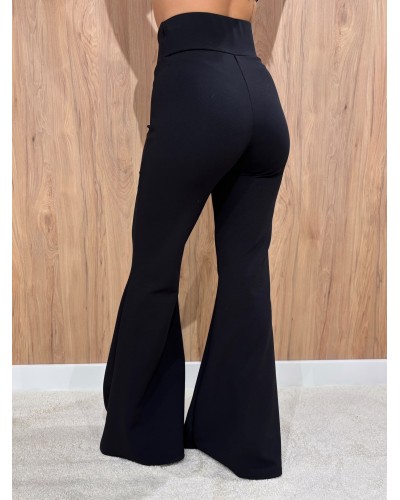 Legginsy dzwony La Milla czarne