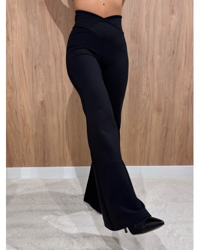 Legginsy dzwony La Milla czarne