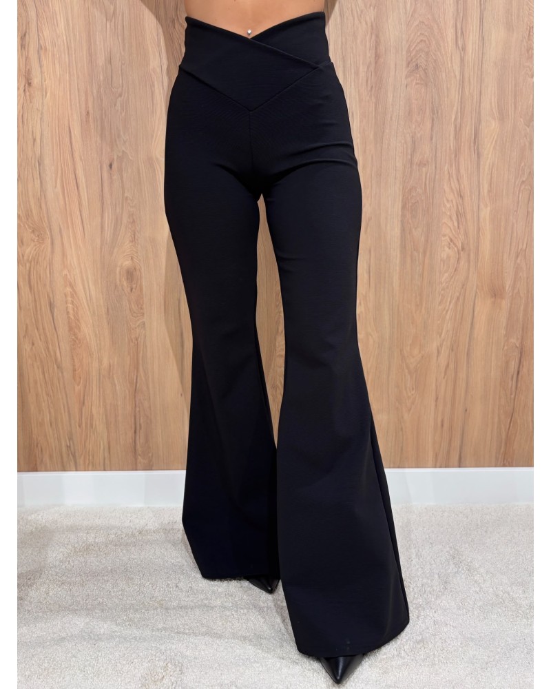 Legginsy dzwony La Milla czarne