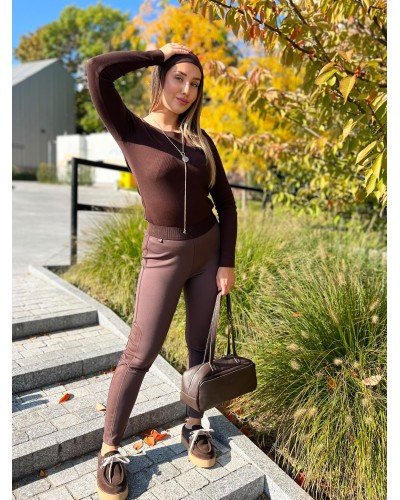 Legginsy ze wstawką By o la la...! espresso