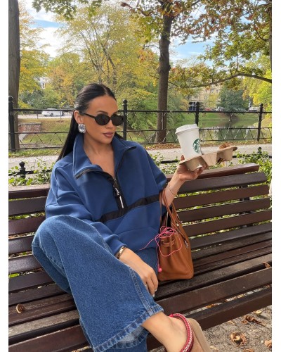 Bluza polarowa Aspen La Milla granatowa