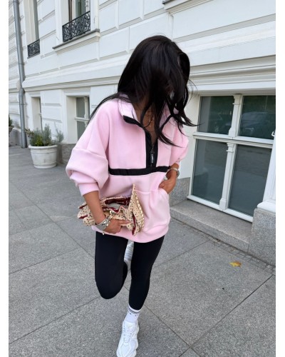 Bluza polarowa Aspen La Milla pudrowy róż