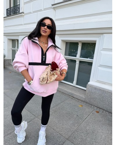 Bluza polarowa Aspen La Milla pudrowy róż