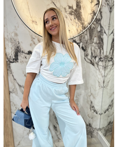 T-shirt stokrotka By o la la...! blue mint