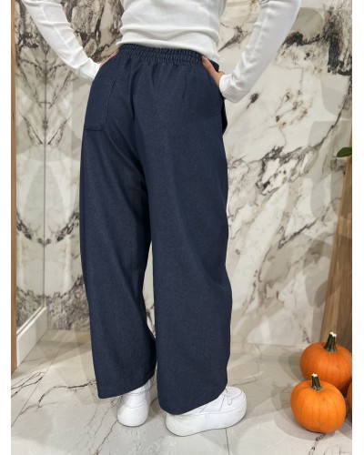 Spodnie materiałowe z guzikami By o la la...! a'la jeans