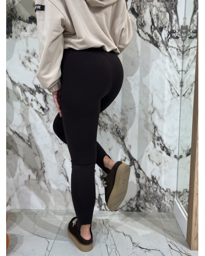 Legginsy z zapiętką By o la la...! espresso