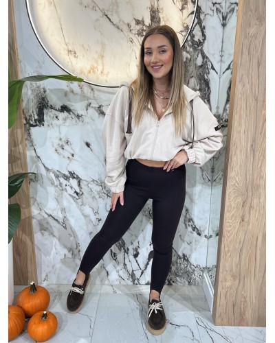 Legginsy z zapiętką By o la la...! espresso