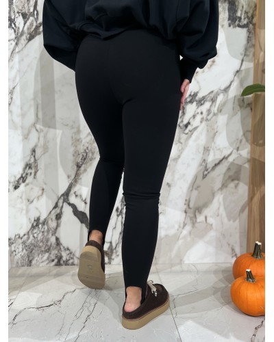 Legginsy z zapiętką By o la la...! czarne