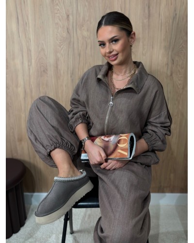 Komplet z alladynkami Livia cappucino