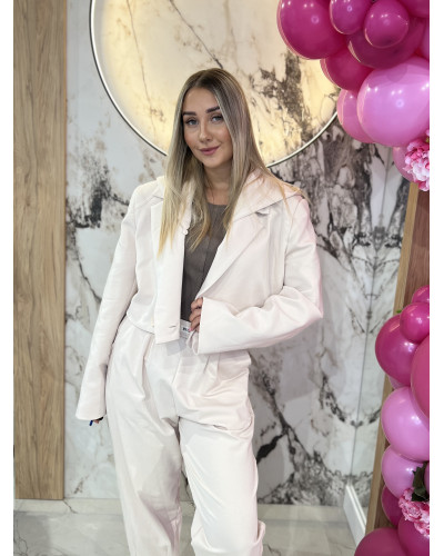 Marynarka dresowa z kapturem By o la la...! nude