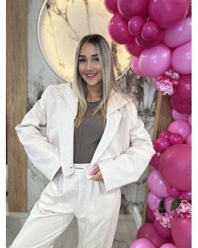 Marynarka dresowa z kapturem By o la la...! nude