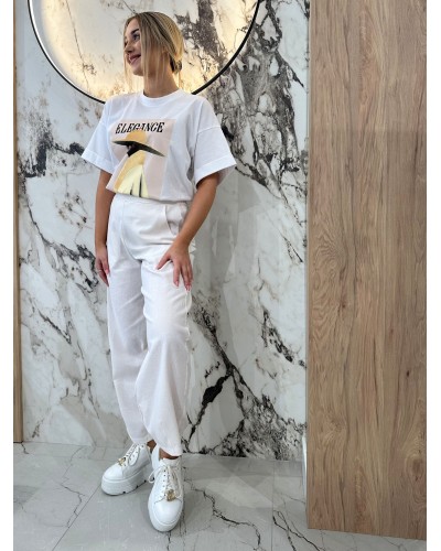 T-shirt Elegance By o la la...! żółta