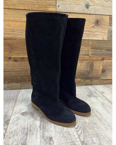 Kozaki zamszowe By o la la...! czarne