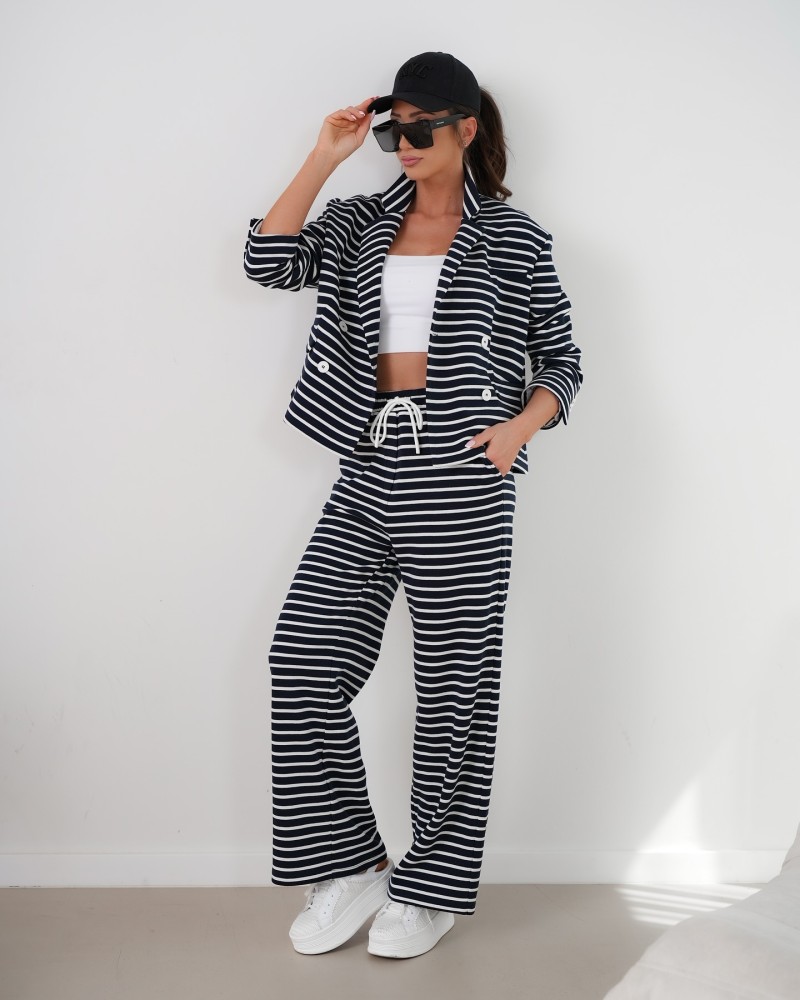 Komplet dresowy Marina By o la la...! granatowy
