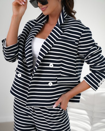 Komplet dresowy Marina By o la la...! granatowy