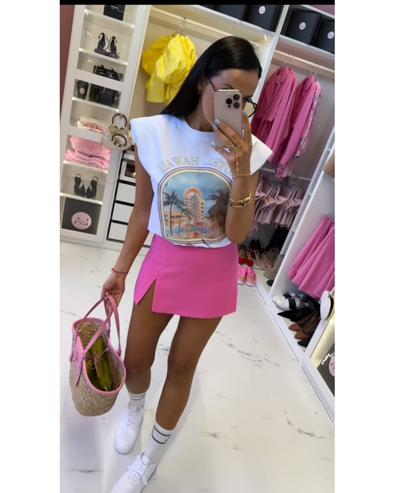 T- shirt z poduszkami HAWAII La Milla biała T- shirt z poduszkami HAWAII La Milla biała