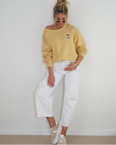 Bluza miś By o la la...! żółta