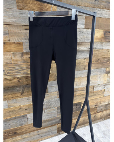 Legginsy gładkie push-up By o la la...! czarne