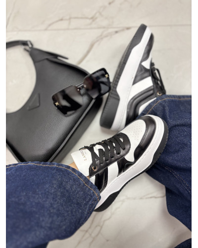 Sneakersy La Milla czarno-białe