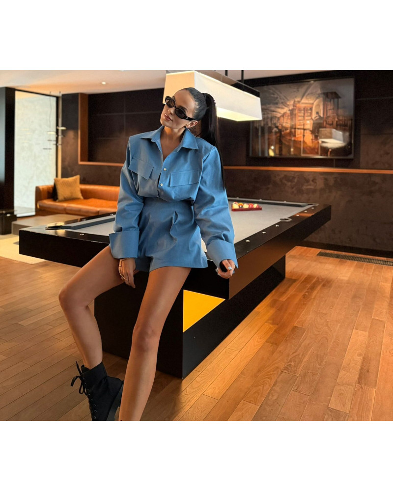 Koszula La Milla ciemny jeans