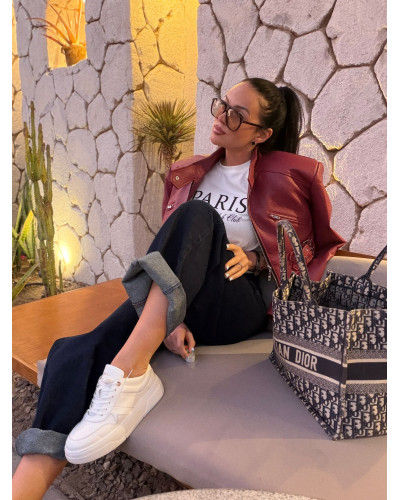 Sneakersy La Milla białe