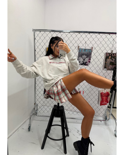 Bluza La Milla Club szary melanż