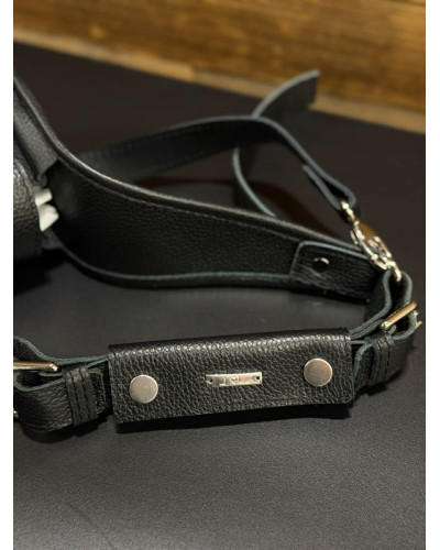 Torebka z regulowanym paskiem By o la la...! czarna