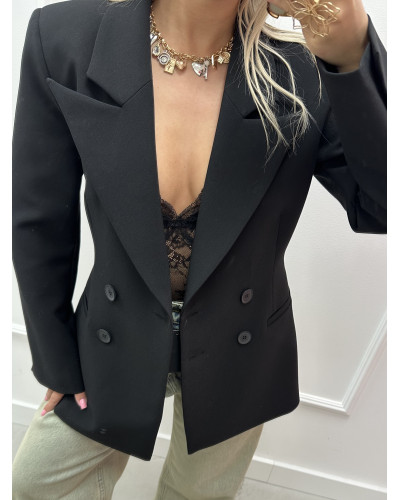 Marynarka taliowana EMO czarna