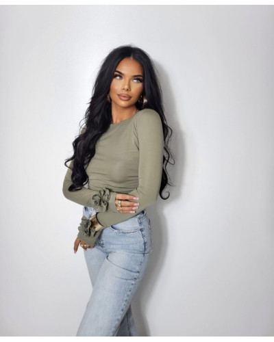 Bluzka ROSE oliwkowa