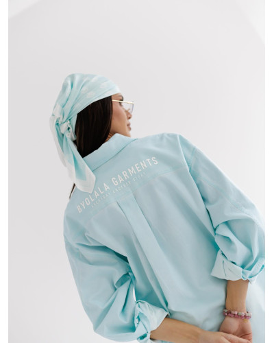 Koszula jeansowa By o la la...! Garments blue mint