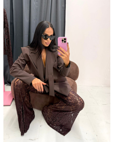 Marynarka wigilia La Milla czekoladowa