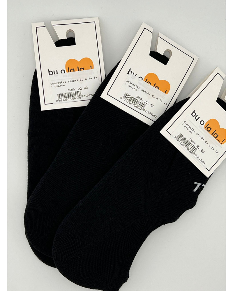 Stopki z logo OLL By o la la...! czarne