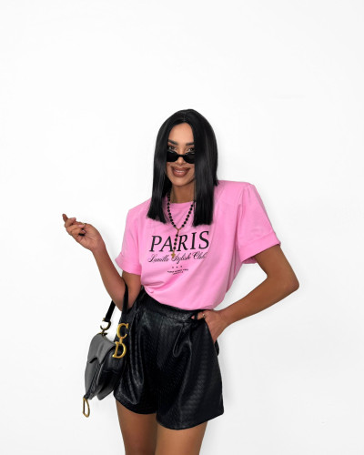 T-shirt La Milla Paris Stylish Club różowy
