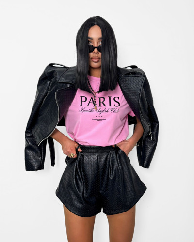 T-shirt La Milla Paris Stylish Club różowy