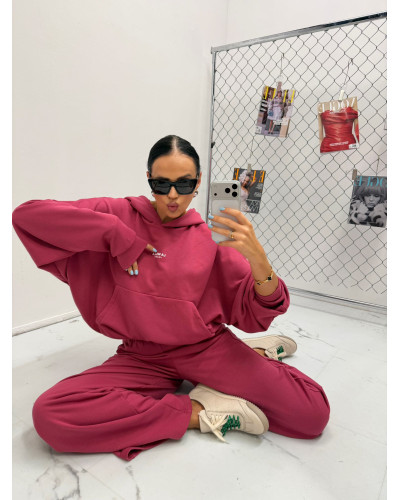 Bluza z kapturem La Milla szminka