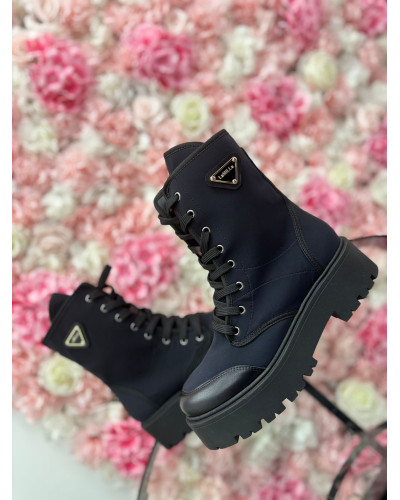 Workery materiałowe La Milla czarne