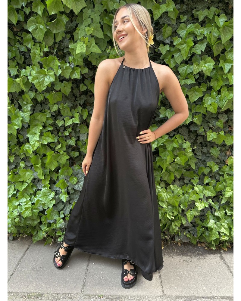 Sukienka maxi z wyciętymi plecami By o la la...! czarna Sukienka maxi z wyciętymi plecami By o la la...! czarna