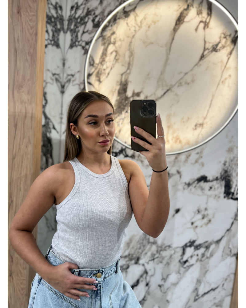 Bokserka Wiosna By o la la...! szary melanż